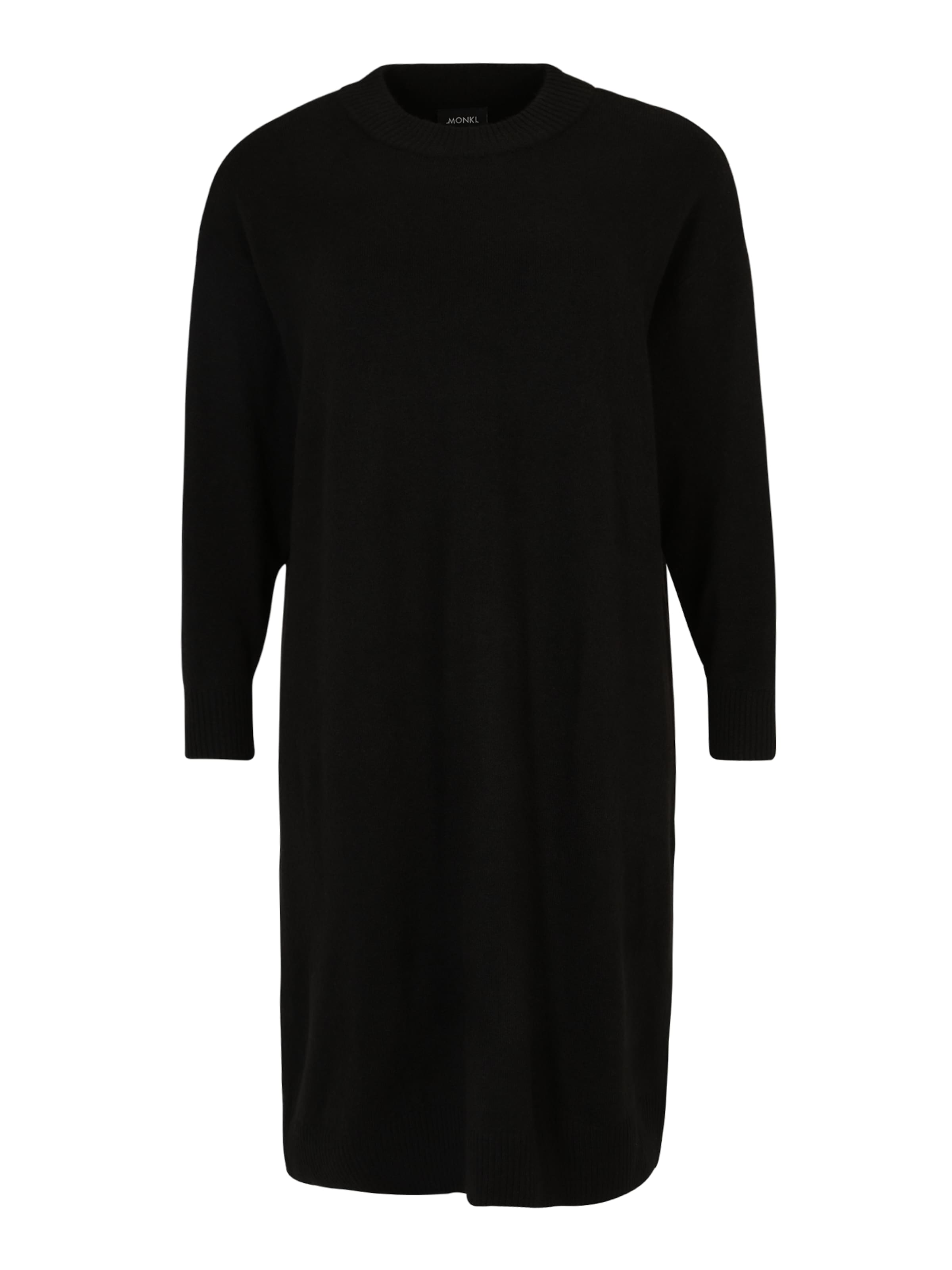 Robes en maille Monki en noir : devant