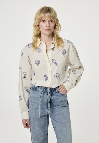 Fabienne Chapot Blouse in Wit: voorkant