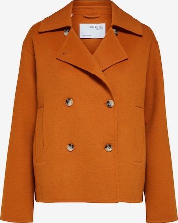 SELECTED FEMME Between-Season Jacket in Orange: front