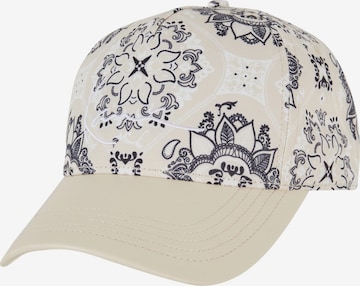 Casquette Karl Kani en beige : devant