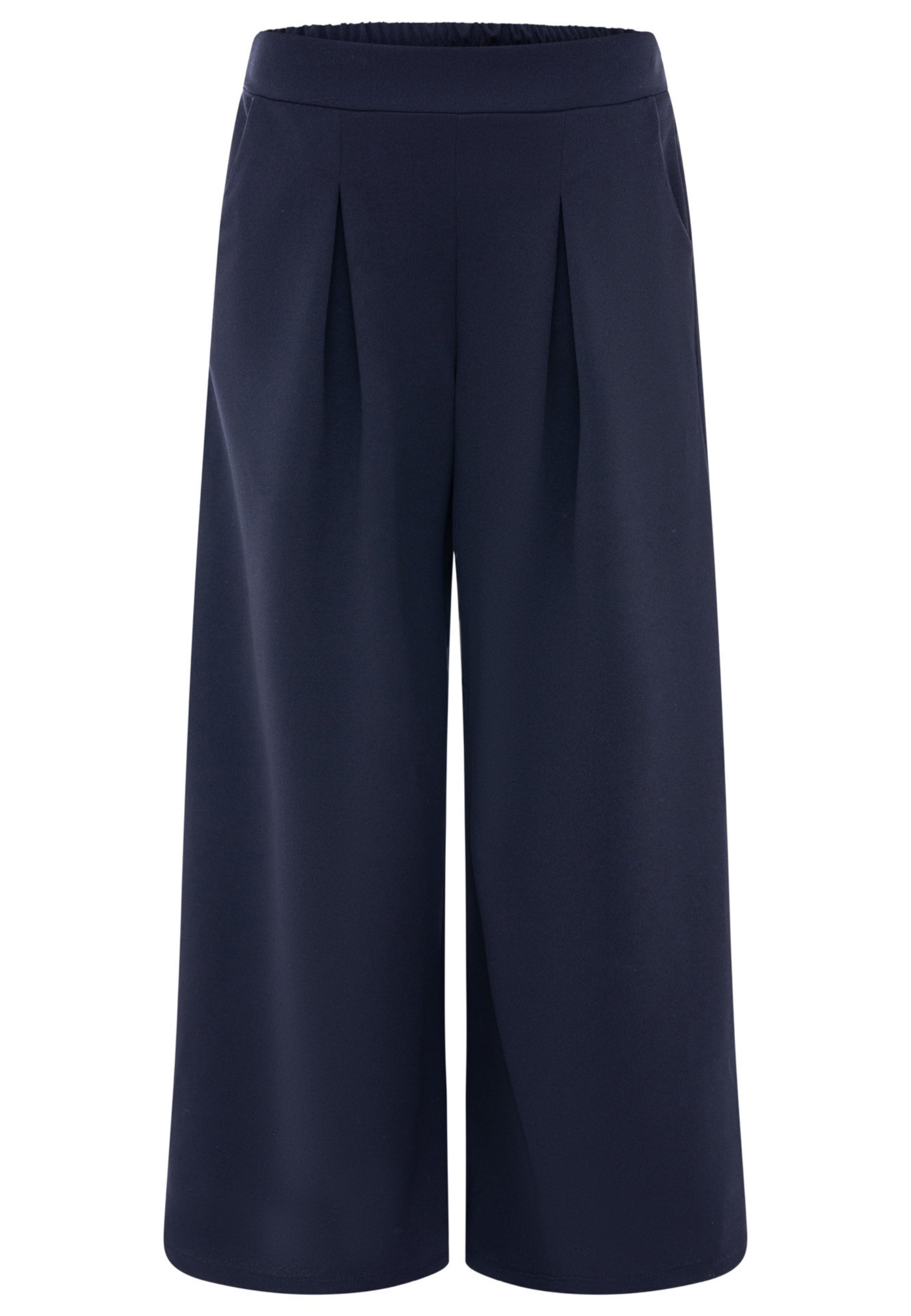 Zwillingsherz Loose fit Pleat-Front Pants in Blue: front