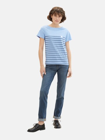 TOM TAILOR T-Shirt in Blau