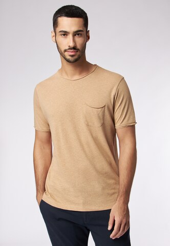 T-Shirt ROY ROBSON en beige : devant