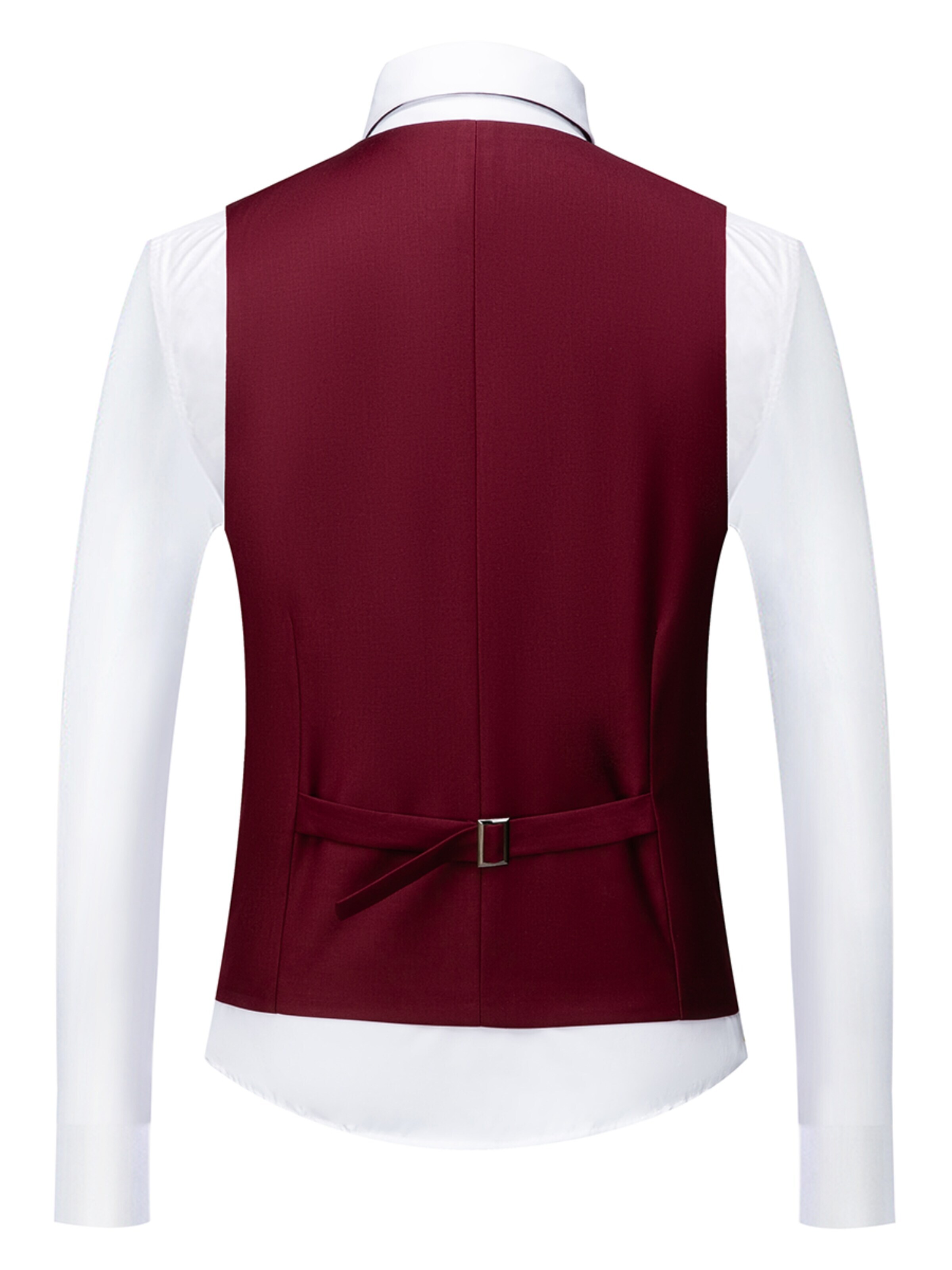 YOUTHUP Slimfit Anzug 'Dreiteiler'‌‌‌‌‌‌‌‌ in Rot