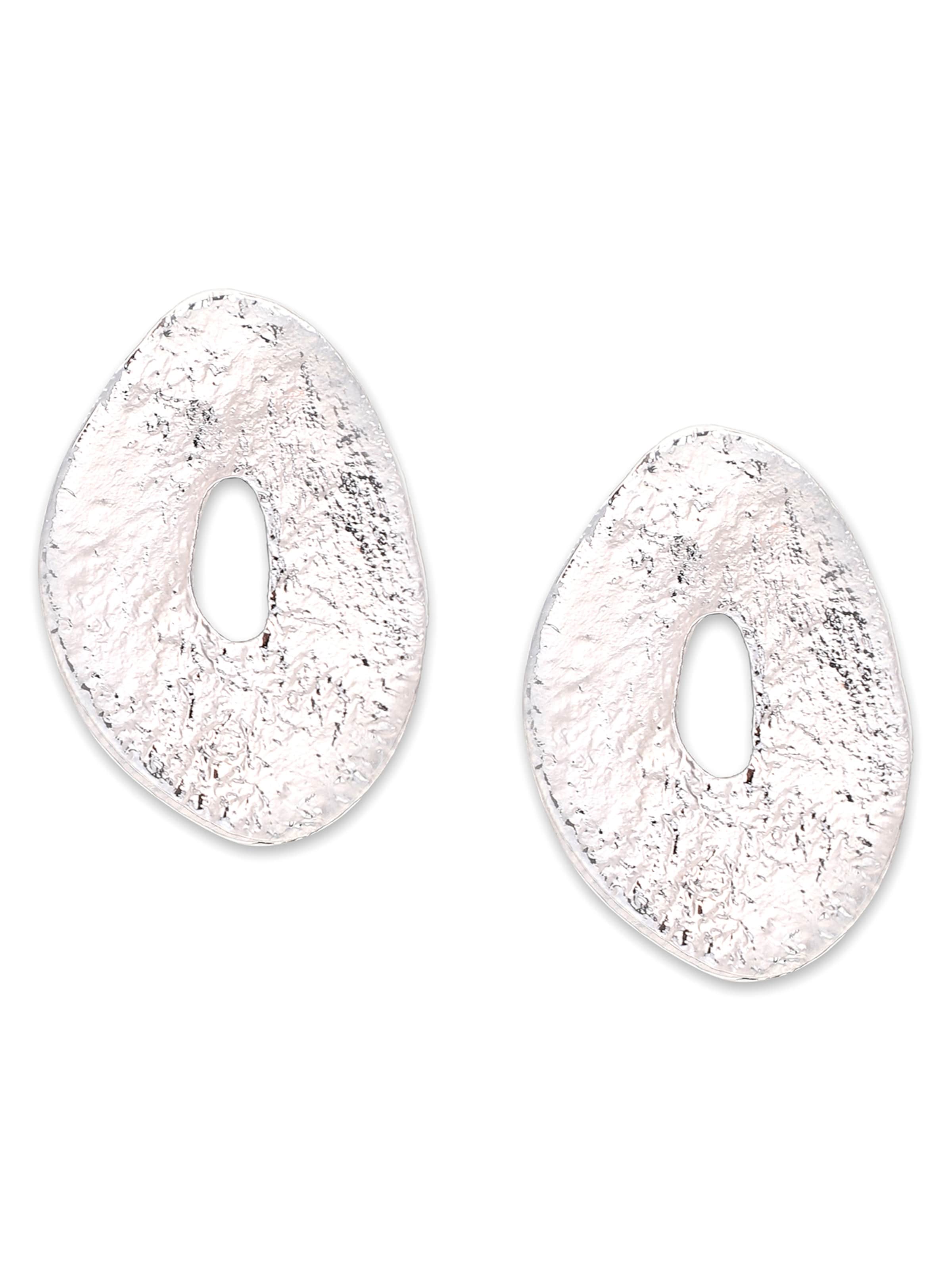 SOHI Uhani 'Tera' | srebrna barva: sprednja stran