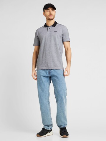 BOSS Poloshirt 'Peoxford' in Grau