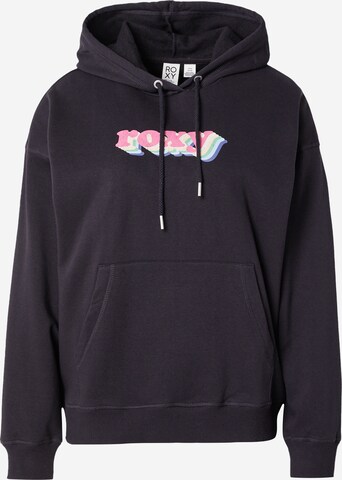 ROXY Sweatshirt 'THATS RAD' i svart: framsida