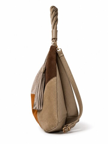 COLLEZIONE ALESSANDRO Shoulder Bag 'Patchwork' in Grey