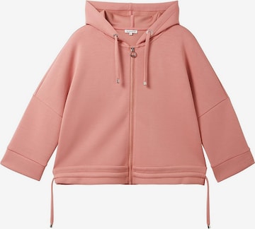 TOM TAILOR Sweatjacke in Pink: predná strana