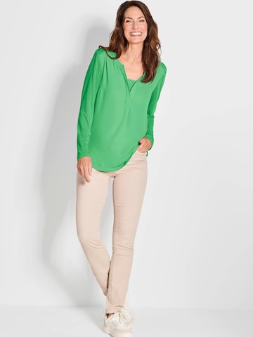 Goldner Blouse in Groen