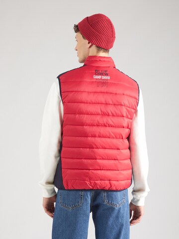 Gilet di CAMP DAVID in rosso
