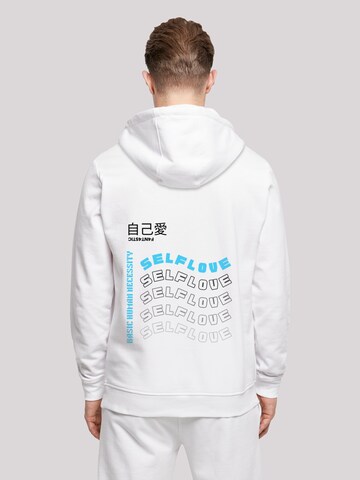 Sweat-shirt 'Self Love Back' F4NT4STIC en blanc