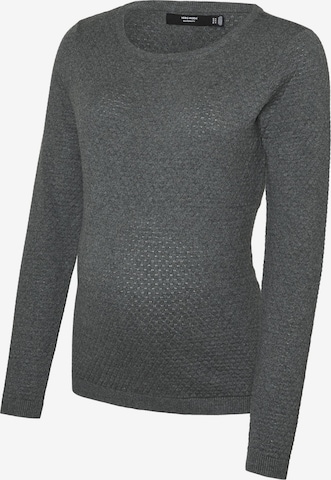 Vero Moda Maternity Pullover 'VMMCare' in Grau: Vorderseite