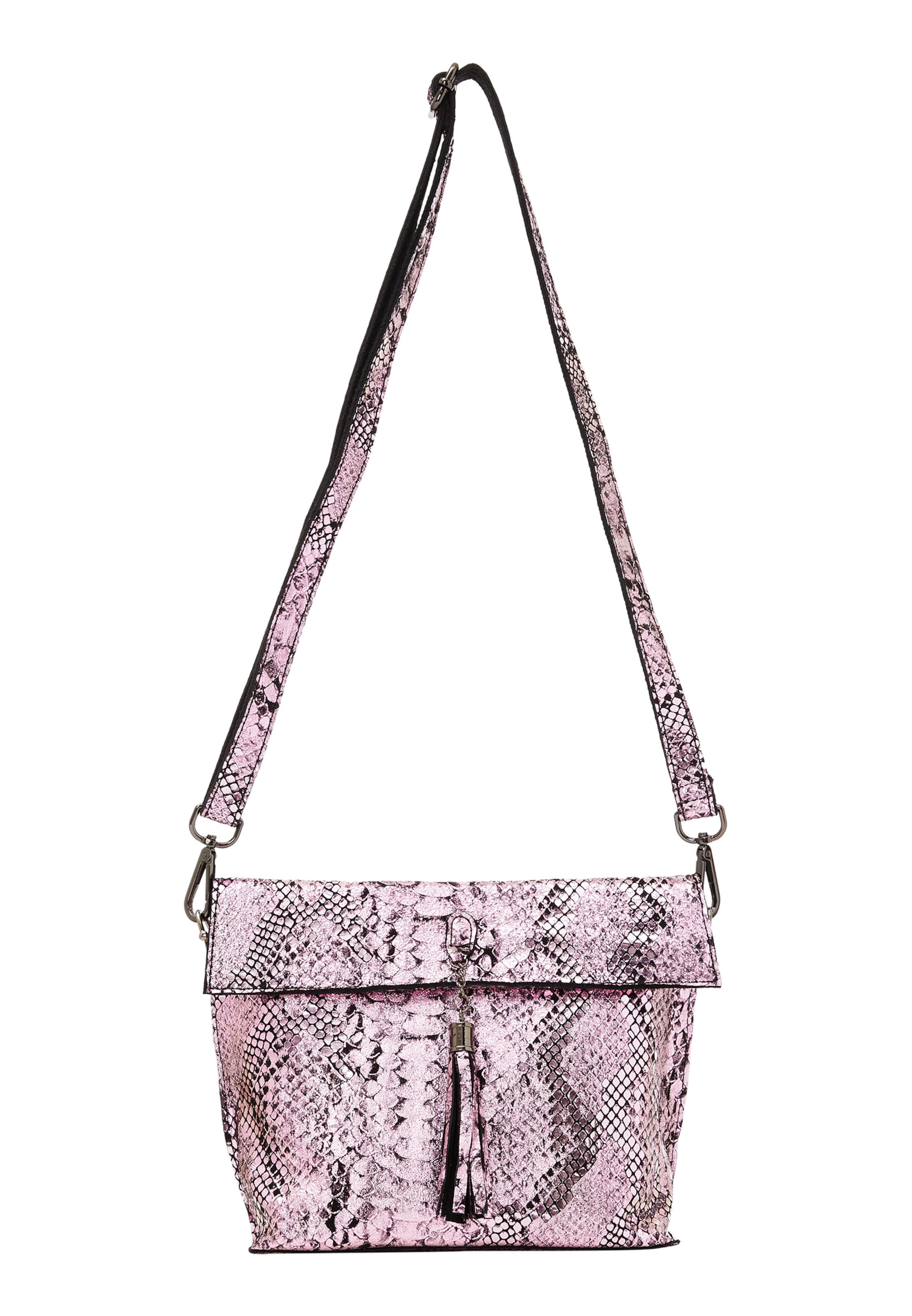 rožinė faina Rankinė ant peties: priekis