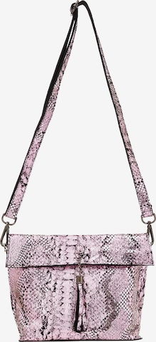 faina - Bolso de hombro en rosa: frente