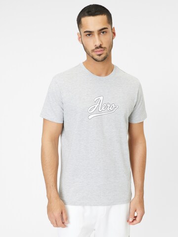 AÉROPOSTALE Shirt in Grey: front