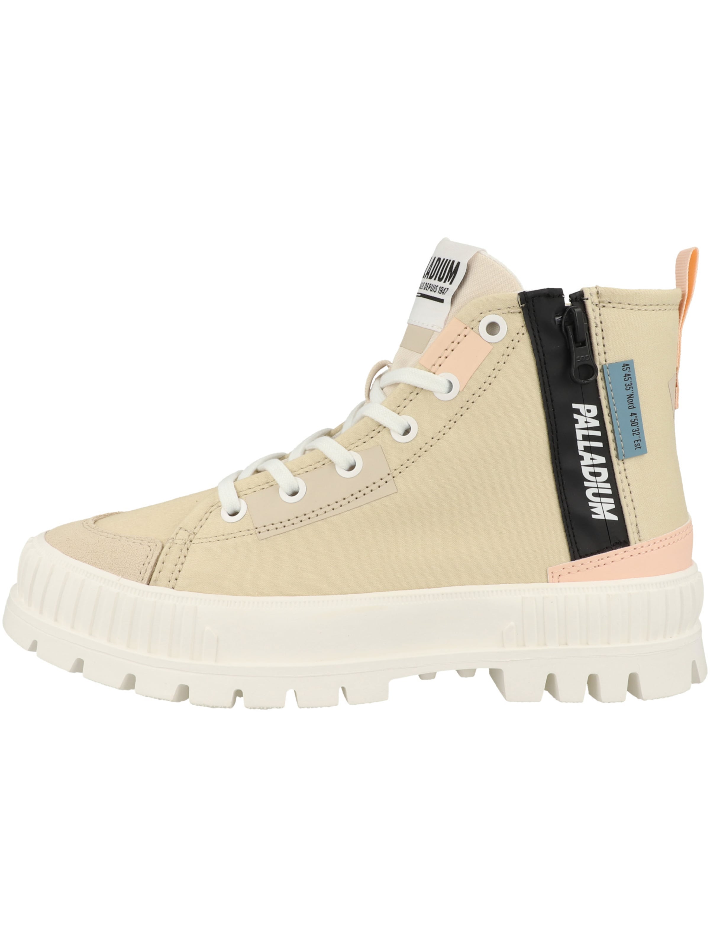 Ankle boots &#x27; Pallashock Backzip 2 &#x27; di Palladium in beige: frontale