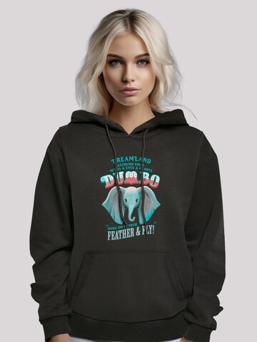 F4NT4STIC Sweatshirt 'Disney Dumbo Astound Your Mindes' in Zwart: voorkant