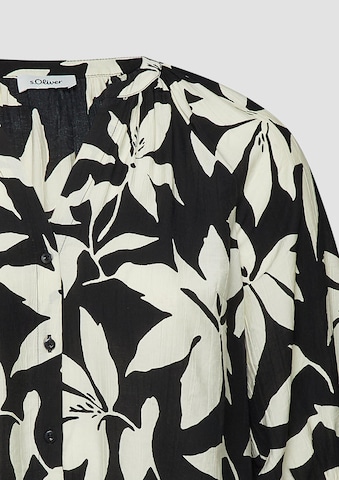 s.Oliver Bluse in Schwarz