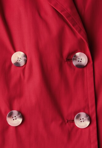STREET ONE Doppelreihiger Trenchcoat in Rot