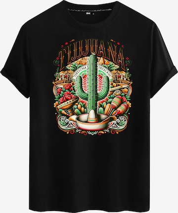 RMK Shirt 'Mexico Tijuana' in Black: front