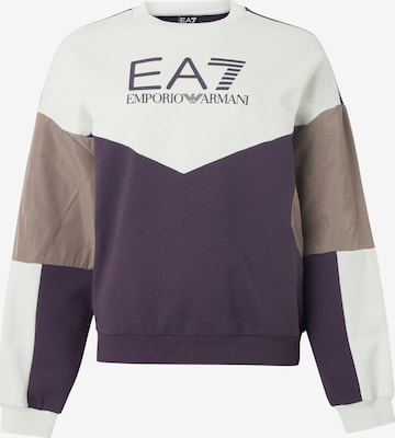 purpurinė EA7 Emporio Armani Megztinis be užsegimo: priekis