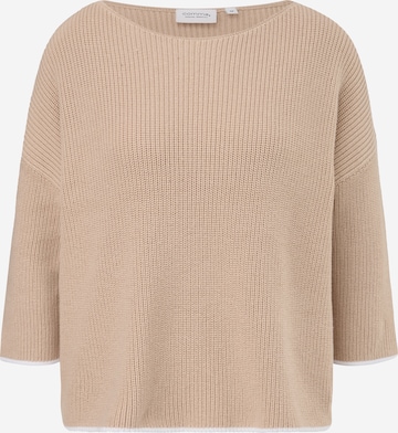 comma casual identity Trui in Beige: voorkant