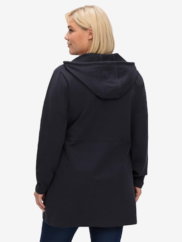 SHEEGO Sweatjacke in Blau