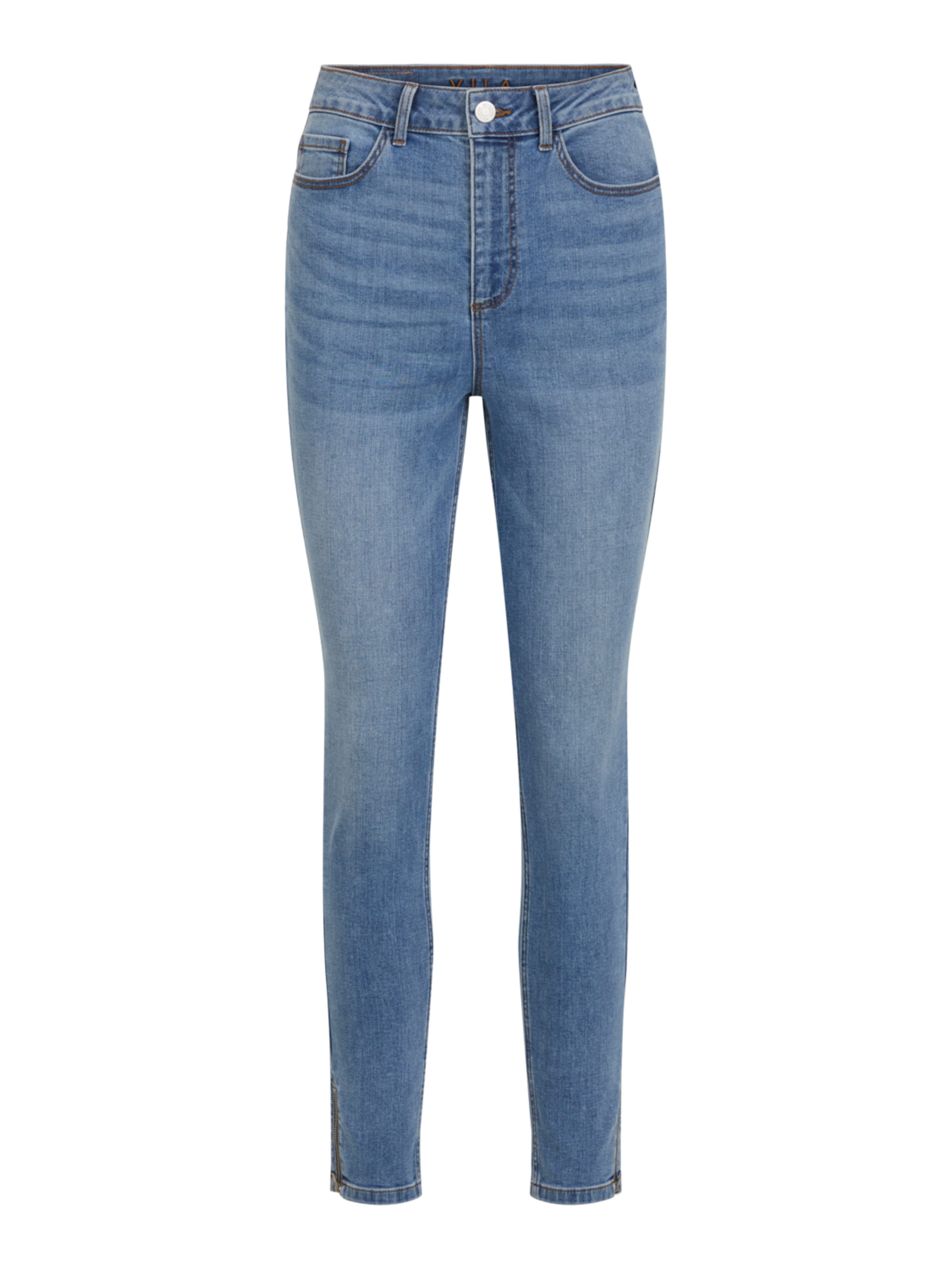 VILA Kitsas Teksapüksid, värv sinine: eest vaates