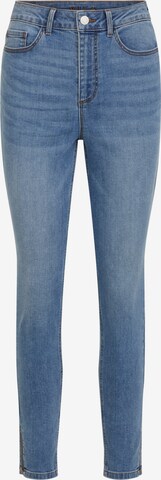 VILA Skinny Jeans i blå: framsida