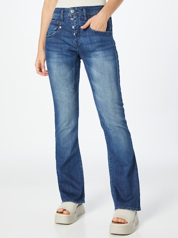 Herrlicher Bootcut Jeans 'Shyra' in Blauw: voorkant