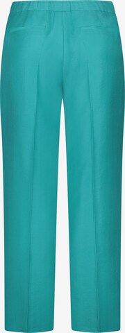 SAMOON Normální Kalhoty s puky – zelená
