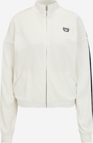 Gap Tall Sweatjacke in Weiß: Vorderseite
