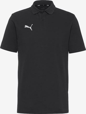 PUMA Poloshirt 'TeamGoal' in Schwarz: Vorderseite