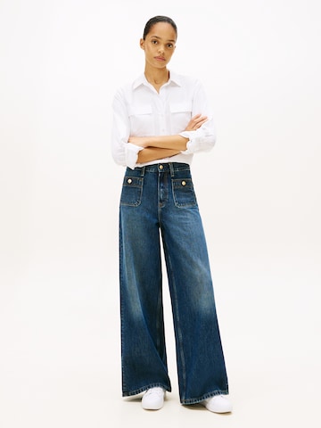 TOMMY HILFIGER Trampki niskie w kolorze biały