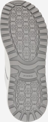 PINKO Rövid szárú sportcipők 'GEM 01' - fehér