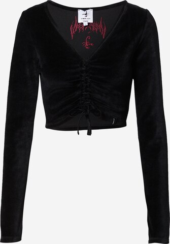 VIERVIER Shirt 'Joana' in Black: front