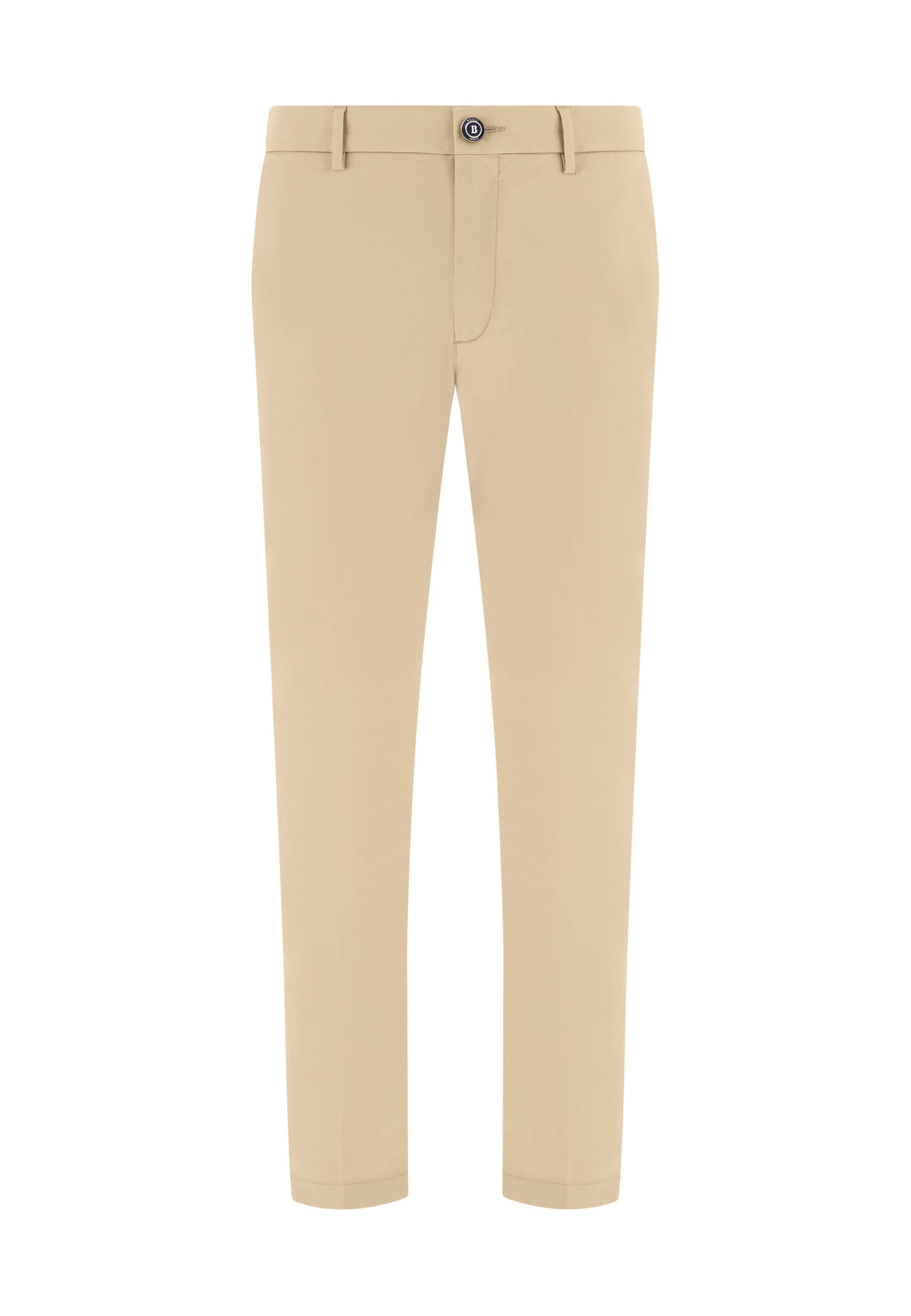 Boggi Milano Slim fit Chino trousers in Brown: front