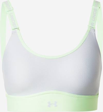 XS dydžio Sportinė liemenėlė 'Infinity 2.0' iš UNDER ARMOUR, spalva – pilka / mėtų spalva, Prekių apžvalga