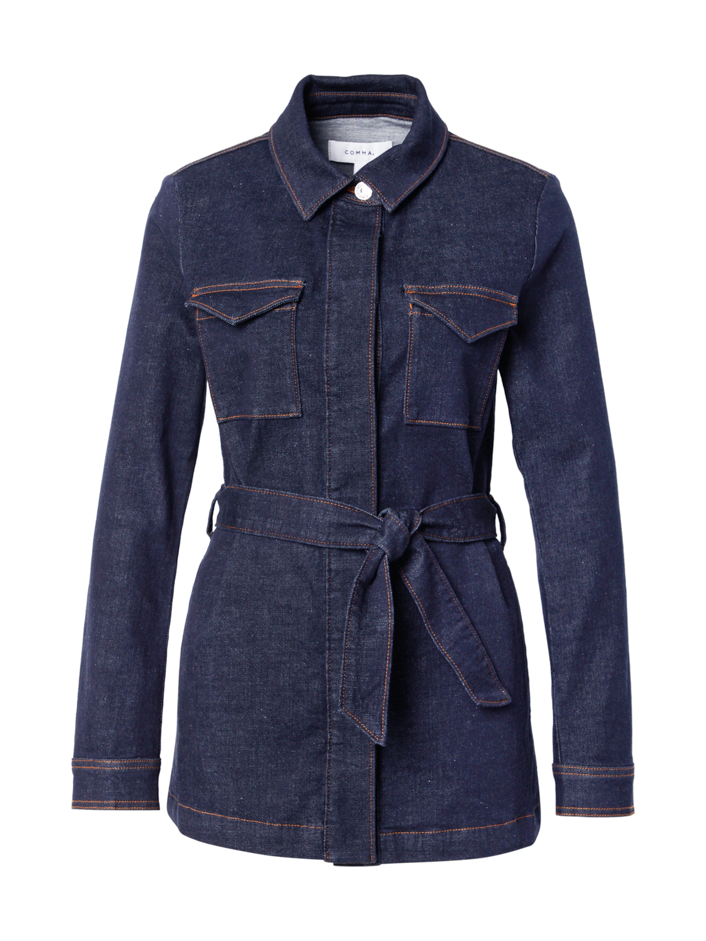 COMMA Between-season jacket in Blue: front