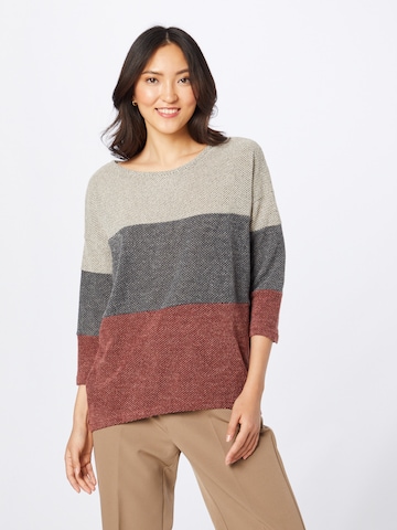 Pull-over 'ALBA' ONLY en mélange de couleurs : devant