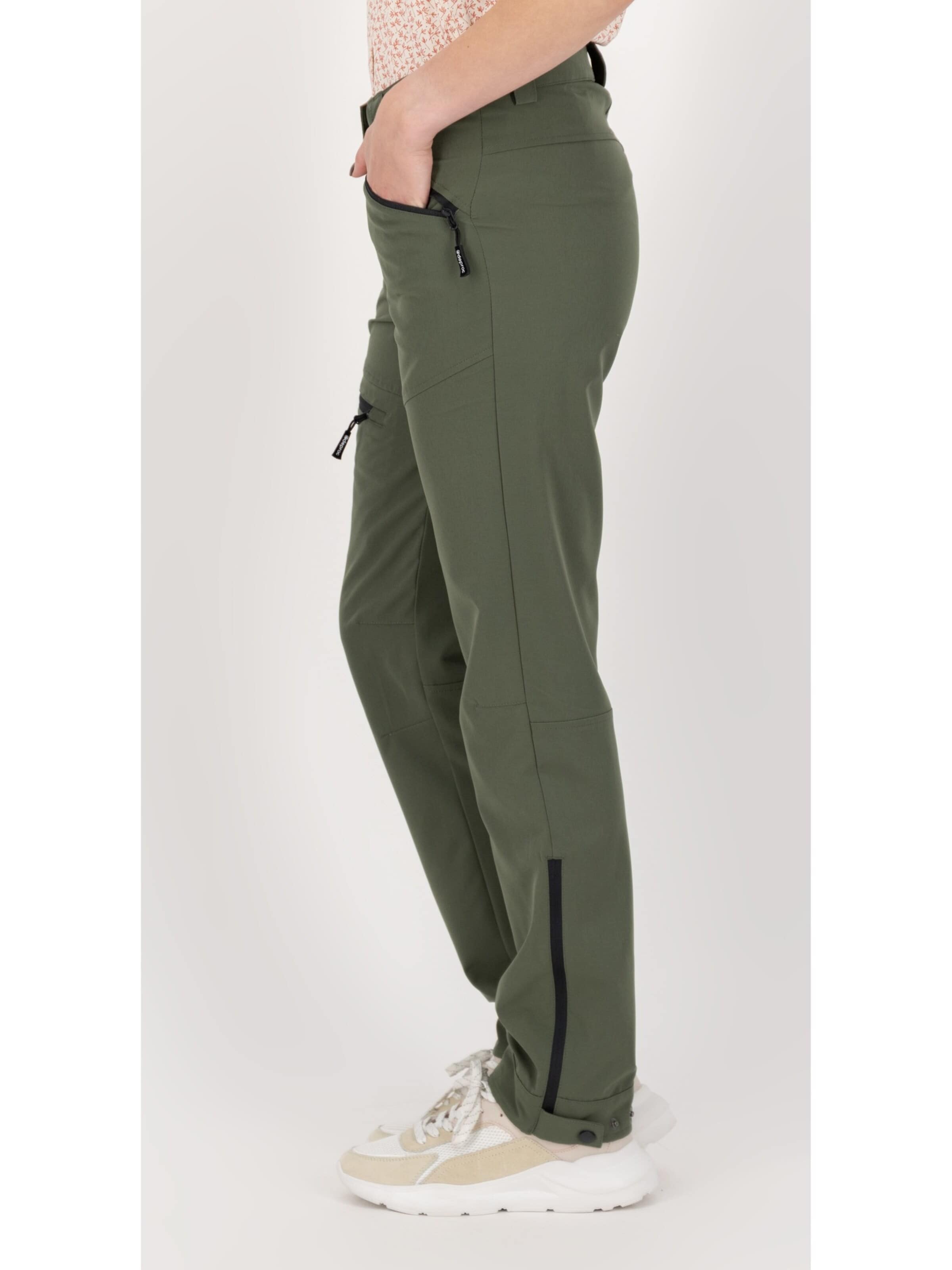 deproc Slimfit Outdoorové kalhoty – zelená
