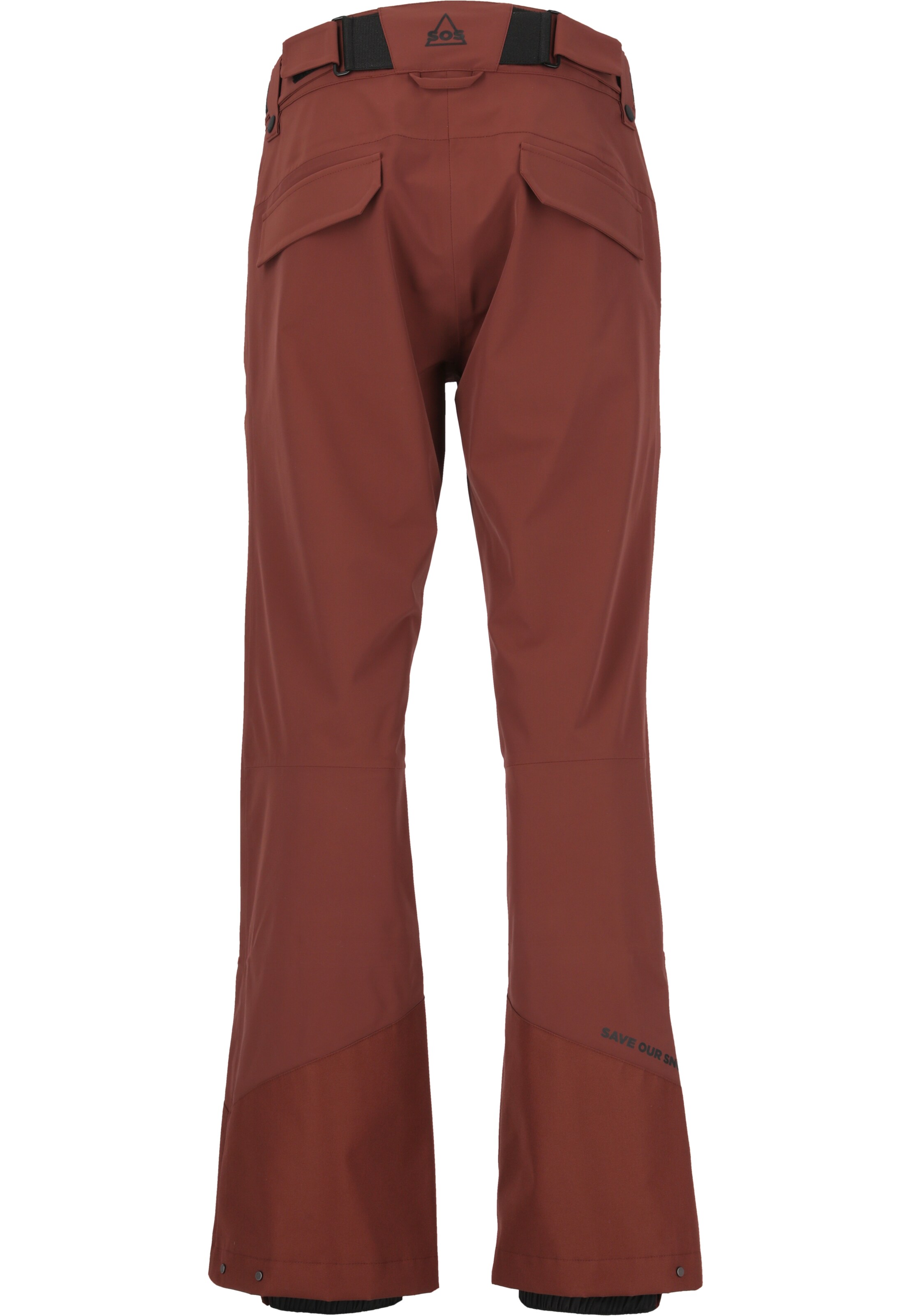SOS Regular Weatherproof pants 'Silverton' in Red