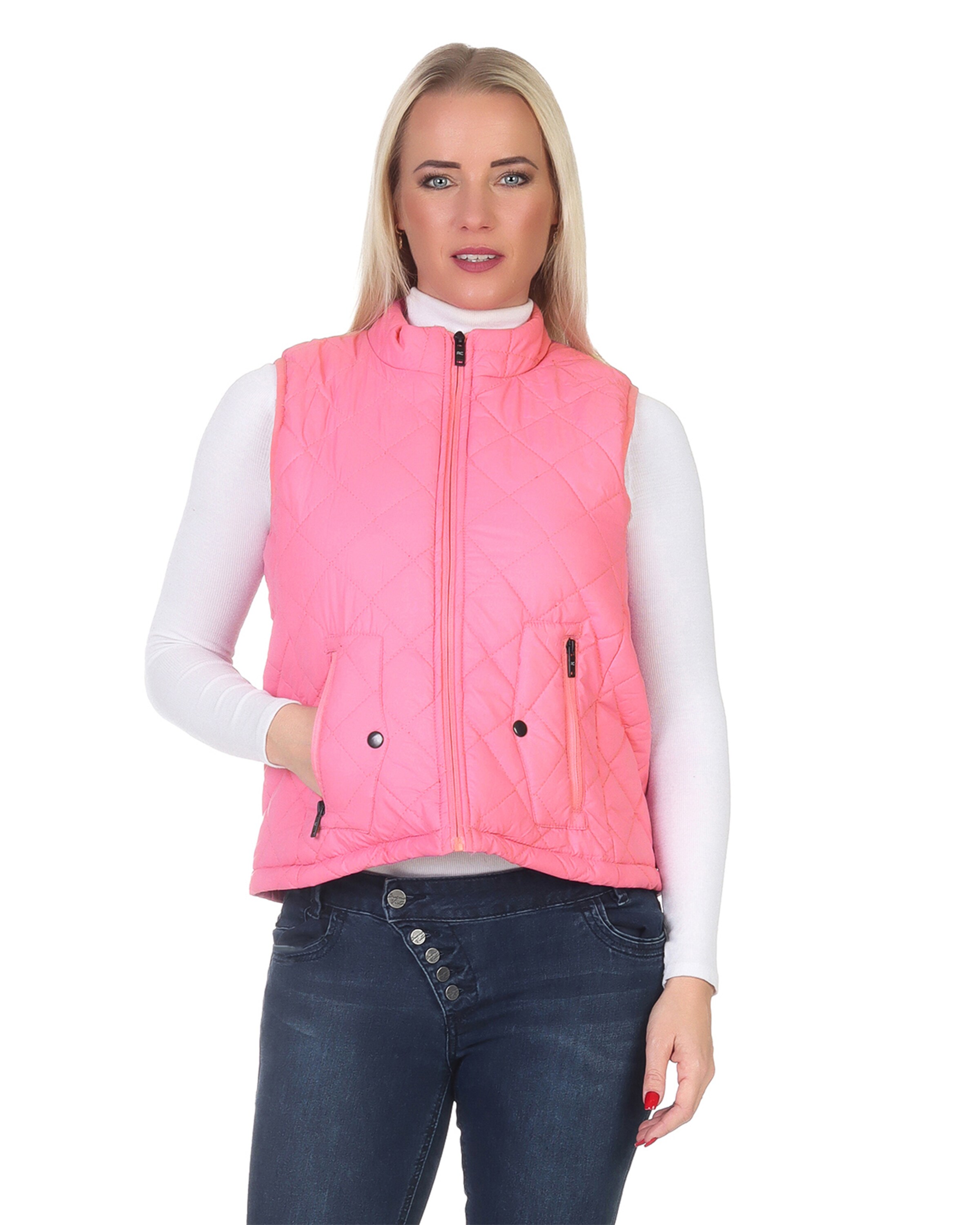 Rock Creek Sportweste in Pink: Vorderseite