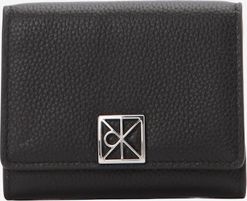 Porte-monnaies Calvin Klein en noir : devant