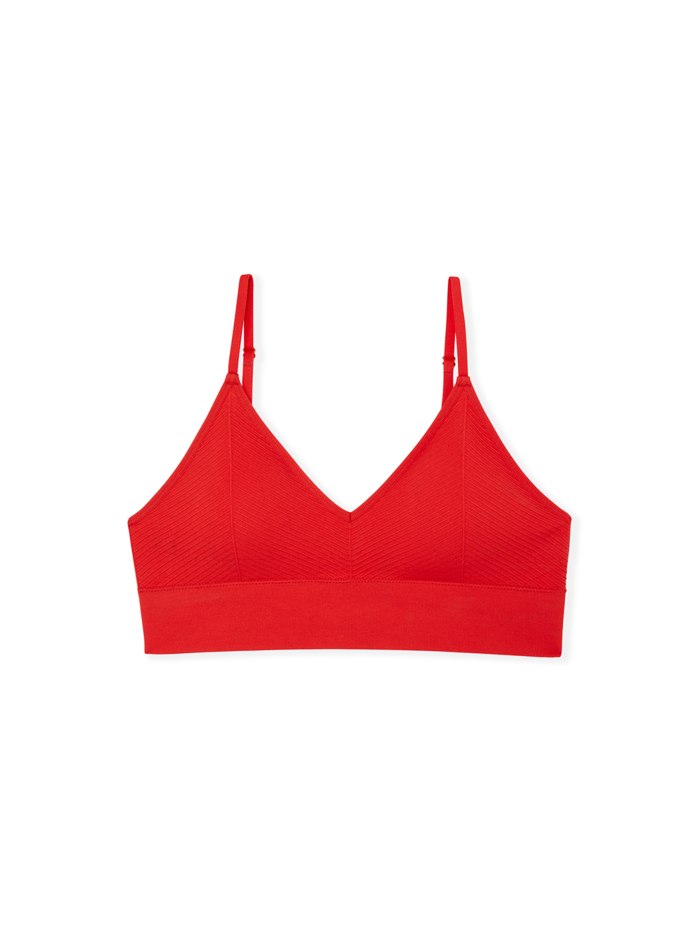 Bustino Reggiseno 'Effortless' di ETAM in rosso: frontale