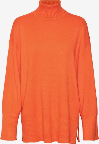 VERO MODA Sweater 'Gold Needle' in Orange: front