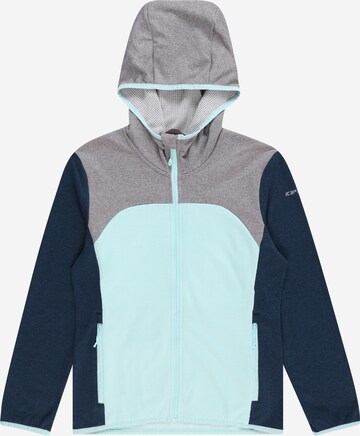 ICEPEAK Athletic Fleece Jacket 'KAMENZ' in Blue: front