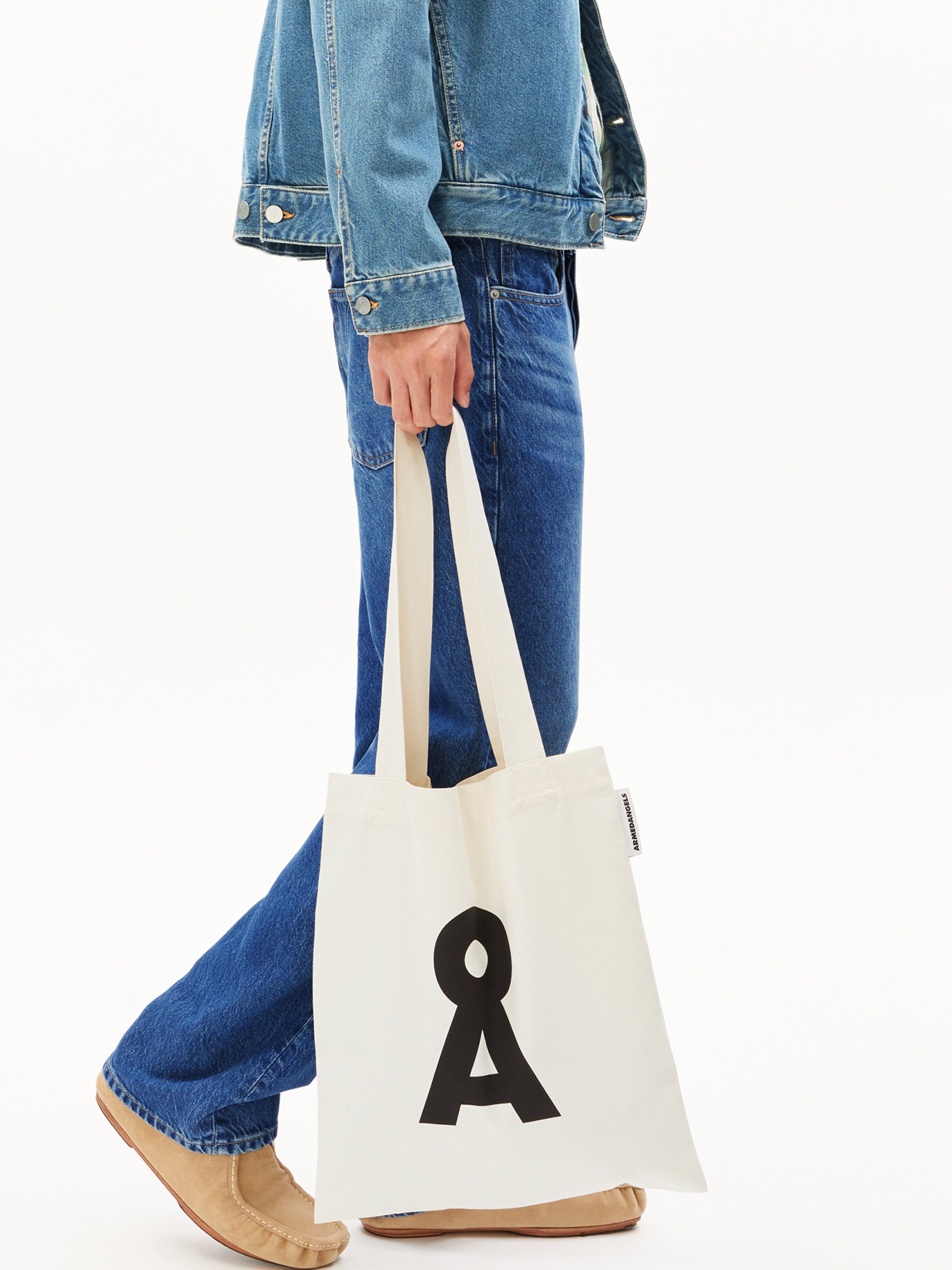 ARMEDANGELS Shopper in Beige: voorkant