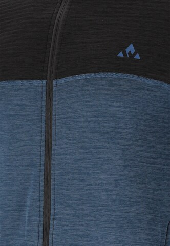 Whistler Athletic Zip-Up Hoodie 'Nevados' in Blue